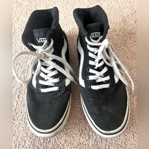 Black Hightop Vans